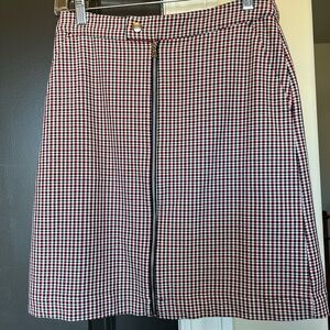 ❤️🖤 Ǥᗩᑭ Zip-Front Skirt with Pockets